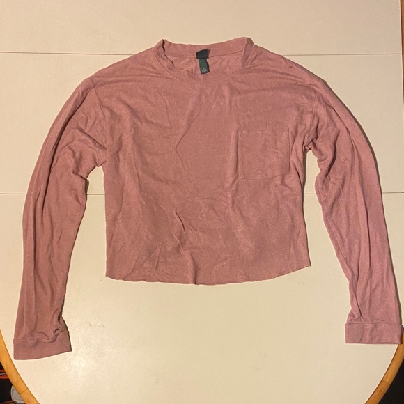 Wild Fable Mauve Long Sleeve Tee - Picture 1 of 2
